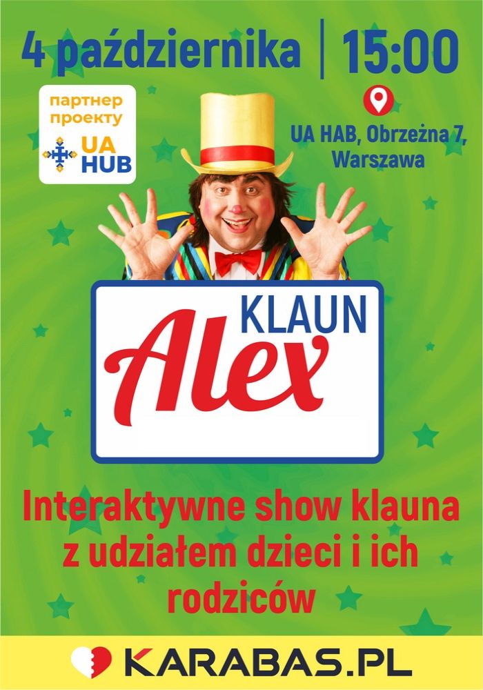 Klaun Alex - interaktywne show dla całej rodziny